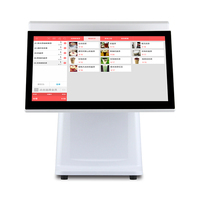 Imprimante intégrée 80mm Caisse enregistreuse Till Pos Terminal tout en un 15.6 ''Écran tactile Ordinateur Pos Systems