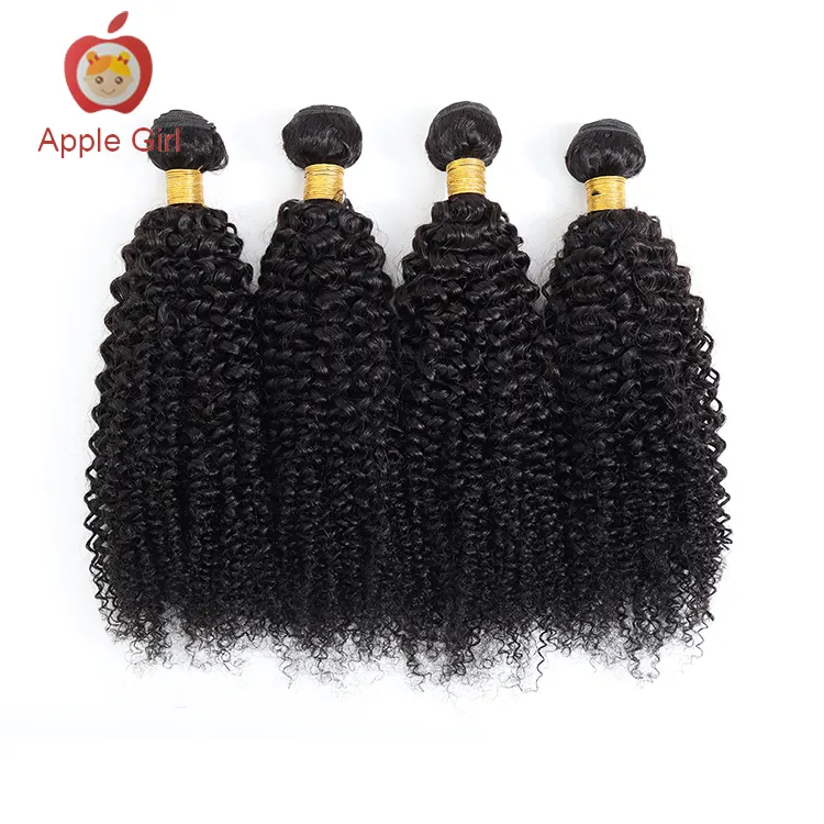 Malaysian Curly Hair Bundles Kinky Curly Human Hair Weaving Extensions Afro Kinky Curly Human Hair Bundles Drop Shipping