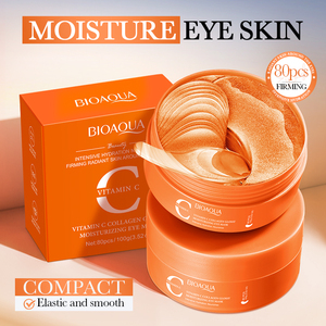 Mascarilla de Ojos de Colágeno con Vitamina C para Ojos Hinchados, Ojeras y Líneas Finas - Hidratante e Iluminadora para Piel Seca - Product Image 2