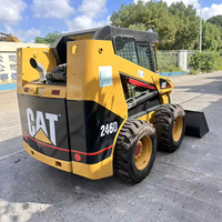 Minipala Gommata Cat 246D Originale ad Alta Potenza e Flessibilità per Edilizia, Agricoltura e Lavori di Terra