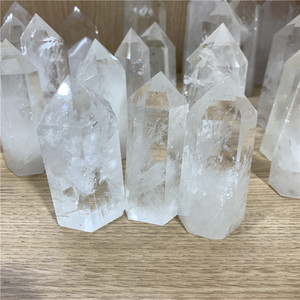 Không Đều Kích Thước Tự Nhiên Rõ Ràng Điểm Thạch Anh Chữa Bệnh Tinh Thể Đá Tinh Thể Tháp Đá Tinh Thể Obelisks - Product Image 5