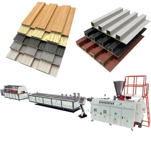 WPC PVC Plastic Wooden Grating Wall Door Panel Frame Composite Wood Board Profile Making Machine Extrusion production Line