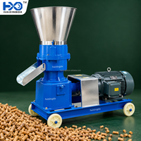 Machine à granulés d'aliments pour animaux professionnelle pour l'élevage, capacité 300-400 kg/h, en acier, pour volailles, poissons et lapins