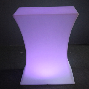 Meja Led taman luar ruangan, Set meja dan kursi Bar koktail Modern - Product Image 4