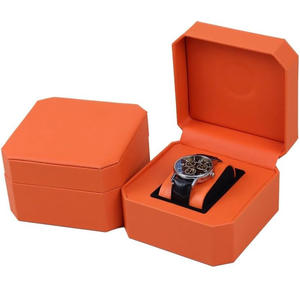 Boîte à montres octogonale en cuir PU haut de gamme pour 5 montres, idéale pour le rangement et les cadeaux - Product Image 1