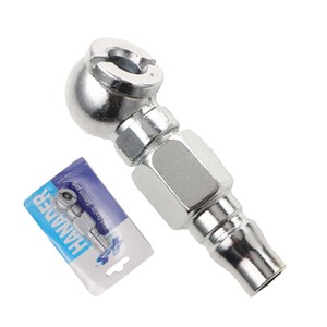 Tire Inflator Metal Manual Air Pump For Motorcycle Bicycle Electric Vehicle 68mm Length Grey - Product Image 2
