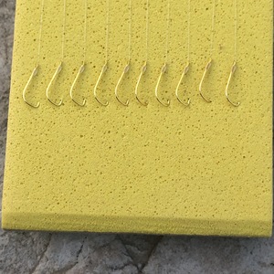 Al708442040251 Double <b>Hook</b> Leader 20cm Gold Trimmed Barbs For Crucian Carp Freshwater Fishing <b>Hooks</b> Set - Product Image 4