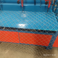 Grillage de cyclone de barrière de maillon de chaîne entièrement automatique à grande vitesse facile à utiliser faisant la machine
