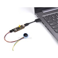Módulo Escáner de Códigos 2D Redondo Waveshare, Lector de Códigos de Barras/QR con Indicador LED, Tamaño Pequeño, Fácil de Integrar