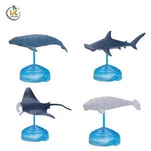 뜨거운 판매 좋은 품질 3 차원 퍼즐은 사용자 정의 장난감 바다 동물