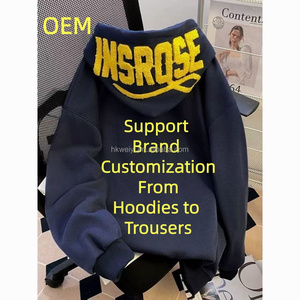 Sweat-shirts en coton de haute qualité OEM, sweat-shirt unisexe surdimensionné pour l'hiver avec logo imprimé en 3D - Product Image 1
