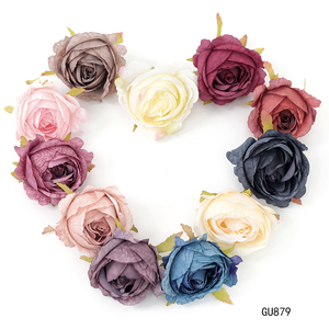 7CM simulato giardino rosa Studio di nozze decorazione morbida da parete fiori di simulazione rosa testa per arredamento casa ufficio - Product Image 5