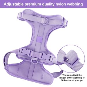 OEM Manufacturer Multicolor No Pull <strong>Dog</strong> <strong>Harness</strong> Front Clip Heavy Duty Reflective Easy Control Handle for Small Large <strong>Dog</strong> Walking - Product Image 2