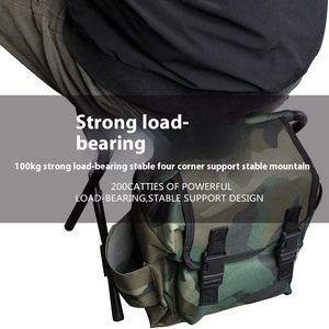 NB FAVOUR taburete de pesca de Metal para exteriores Silla de mochila de Montañismo portátil para <span class=keywords><strong>Amazon</strong></span> estilo caliente para <span class=keywords><strong>Camping</strong></span> jardín - Product Image 4