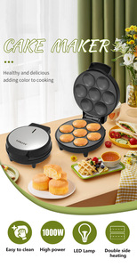 Nouvelle arrivée <span class=keywords><strong>Plaque</strong></span> de cuisson électrique en plastique chauffante double face <span class=keywords><strong>Plaque</strong></span> de gaufre antiadhésive pour gâteau/tarte aux œufs pour usage domestique - Product Image 5
