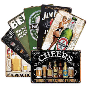 Carteles de hojalata al por mayor carteles de Metal Vintage carteles de Metal con tema de gato impresos UV carteles decorativos para decoración de pared - Product Image 5