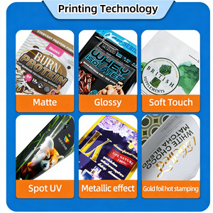 Boîtes d'emballage en carton personnalisées imprimées, biodégradables, refermables, pour <span class=keywords><strong>poudre</strong></span> de boisson instantanée, en papier BOPP brillant - Product Image 6