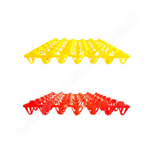Disposable 15 <b>Egg</b> Tray Plastic Plastic Chicken <b>Egg</b> Holder <b>Plate</b> for 30 <b>Eggs</b> - Product Image 1