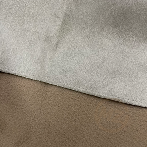China Venta al por mayor Buen precio Sofá Tapicería Poliéster Nuevo Cuero Look Bronceado Tecnología Tela - Product Image 6
