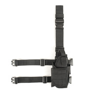 Pochette de cuisse universelle de haute qualité en polyester camouflage avec sangle de ceinture pour camping, chasse et pêche en extérieur