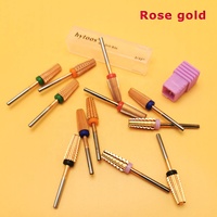 HYTOOS — fraises en carbure pour ongles, 5 en 1, accessoires de manucure, 50 pièces