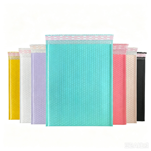 Sacs à bulles personnalisés avec logo, enveloppes d'expédition adhésives en polyéthylène, emballage rembourré pour l'expédition de cadeaux et d'artisanat - Product Image 5