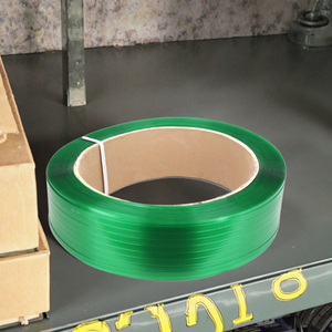 High Quality 16mm Width 0.8mm Thickness PET Bottle Flakes Core Size 200/400mm Manual Packing Strap High Tenacity Carton - Product Image 1