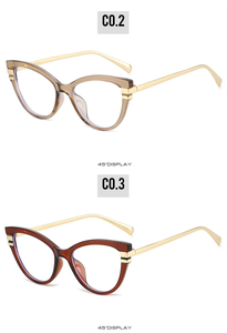 Gafas de Sol Unisex con Marco Completo, Estilo Ojo de Gato, Metal y PC, Degradado, UV400, Retro Europeo Americano, Nuevas - Product Image 6