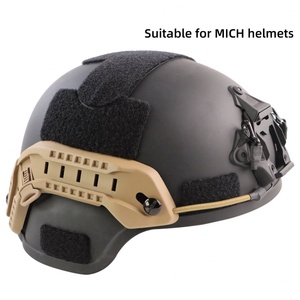 Casco Ligero ACH ARC de Nailon Color Caqui con Rieles Laterales para Deportes de Equitación Infantiles, Materiales ABS y EPP, Kit de Rieles Tácticos de Seguridad Mich - Product Image 3