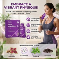 OKTW FastSlim, Supresor del Apetito Líquido de Uva, Quemador de Grasa, Acelerador del Metabolismo, Suplemento Dietético para el Control de Peso