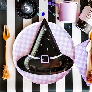 Nuevo Juego de Vajilla Desechable para Invitados de 7/9 Pulgadas, Platos, Vasos y Servilletas de Papel para Fiestas - Product Image 4