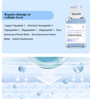 Lot de 5 ampoules hydratantes sans eau pour le visage, infusions anti-âge et réparatrices contre l'acné en 14 jours, peptides, fabrication OEM