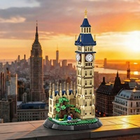 Ensemble de blocs de construction Big Ben et Tour Elizabeth pour la vente en gros, jouets d'architecture emblématique, cadeaux STEM pour importateurs et détaillants
