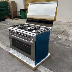 Freestanding Stainless Steel 900mm Five Burner Electric/Gas Convection Oven with 120L Capacity Free Spare Parts - Product Image 5