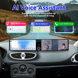 MOOKAKA Doppio Schermo da 12,3 Pollici Android per <span class=keywords><strong>Renault</strong></span> Clio3 2005-2014, Stereo Auto Multimediale GPS Navi con CarPlay Wireless, Unità Principale Radio DSP - Product Image 3