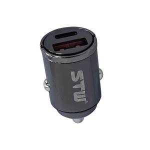 Mini chargeur de voiture en alliage de zinc 48W 2 ports USB+Type-C, adaptateur de charge rapide pour tous les appareils - Product Image 2