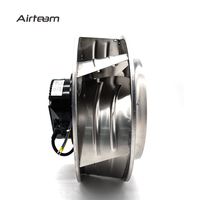 Ventilateurs radiaux haute pression de 400mm Ventilateur centrifuge incurvé vers l'arrière 220/230V pour usage industriel avec support OEM