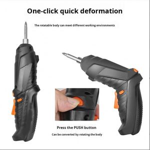 Tournevis électrique multifonctionnel portatif rechargeable, perceuse à percussion, perceuse pistolet, qualité industrielle, 3000 tr/min, 10 Nm <span class=keywords><strong>max</strong></span>. - Product Image 2