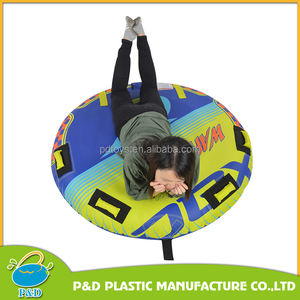 Новые пользовательские надувные водные лыжи буксируемые трубки виниловые плавающие устройства для одиночных водных видов спорта для водных парков морей озер - Product Image 6