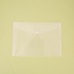 Biểu tượng tùy chỉnh in A4 rõ ràng nhựa thư mục tập tin túi <span class=keywords><strong>PP</strong></span> với khe cắm thẻ Snap Nút tài liệu chủ với biểu tượng tùy chỉnh in ấn - Product Image 2