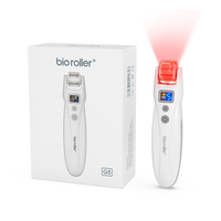 Outil de beauté à lumière rouge LED MTS, micro-aiguilles sans fil, bio-rouleau G5, dermaroller, soin de la peau pour le visage