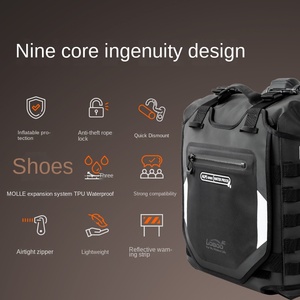 Borsa Laterale da <span class=keywords><strong>Moto</strong></span> in TPU Grande Capacità Impermeabile Ermetica Gonfiabile con Blocco Antifurto e Anticaduta ad Apertura Rapida - Product Image 2