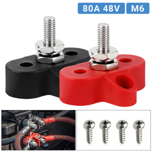 CNSPEED Screw <b>Terminals</b> 80A 48V 6M For Battery Connection Car Boat RV - Product Image 4
