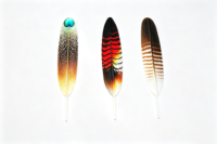 Plumes de perroquet artificielles de qualité supérieure de 30-35 cm en gros pour tenues de festival, ornements capillaires et projets DIY