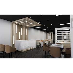 Mesa de salón de uñas portátil de alta calidad blanca moderna personalizable para Diseño de Interiores hoteles centros comerciales Gimnasio-fábrica al por mayor - Product Image 6