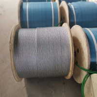 Vente chaude 18mm 20mm 26mm 6X19 + Iwrc 1/2 pouces câble en acier câble électrique galvanisé câble en acier