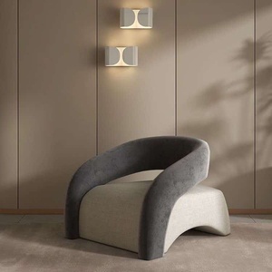 Sofá Individual de Diseño Nórdico, Moderno, Minimalista, Ecológico, Reclinable, de Lujo Ligero, para Sala de Estar, Balcón, Hotel - Product Image 5