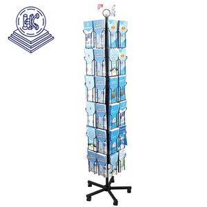 Tùy Chỉnh Tầng Kim Loại Dây Spinning Lịch Spinner Giá Thiệp Chúc Mừng Hiển Thị Đứng Giá Cho Sách - Product Image 6