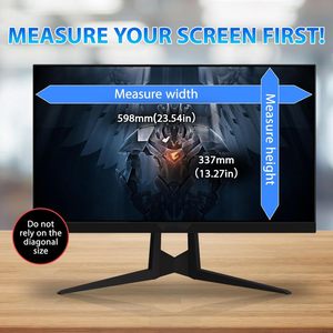 XC 27 pulgadas 16:9 pantalla ancha Protector antideslumbrante Escudo colgante extraíble Monitor sin marco Pantalla de privacidad de la computadora Azul - Product Image 6