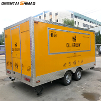 Remorque de camion de nourriture de grande rue européenne de petit déjeuner de conception de petit-déjeuner de promotion chinoise